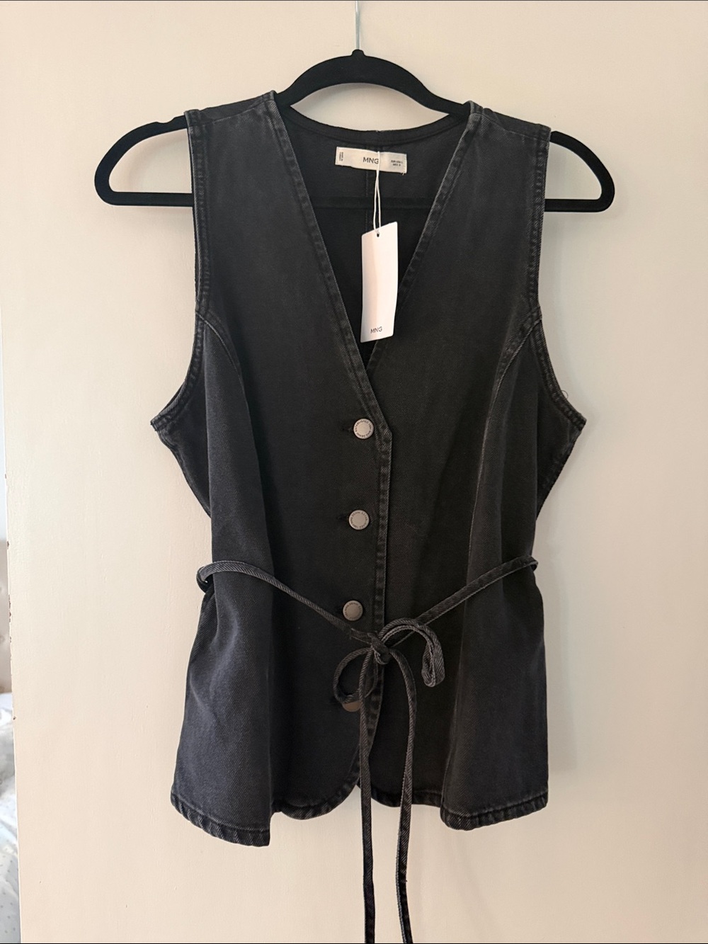 Denim Vest Top